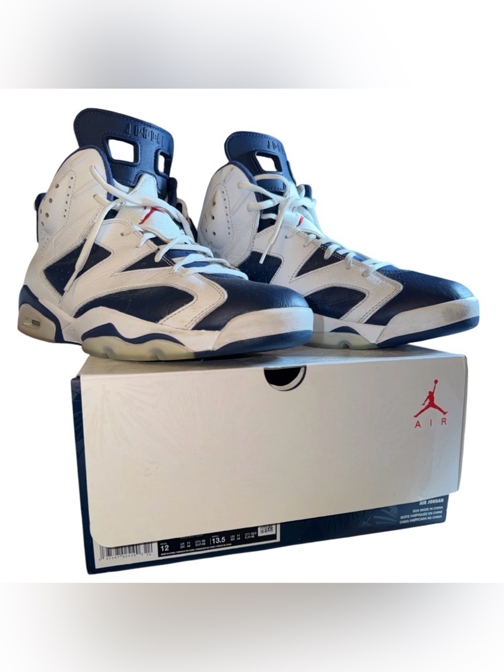 🔥 Nike Air Jordan 6 Retro 2024 Olympic Men’s Size 12 CT8529 164 🔥